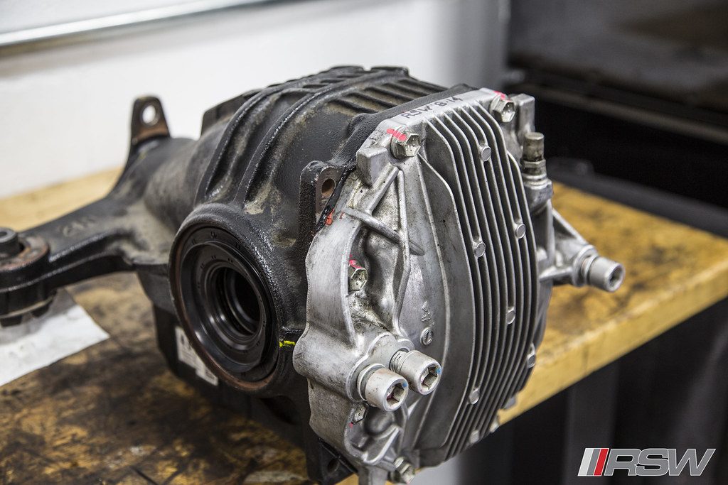 Lexus differential on the bench at RSW Auto Repair in Kinnelon, NJ
